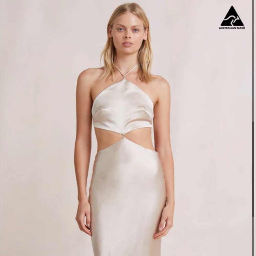 Bec + bridge Kara maxi dress sand